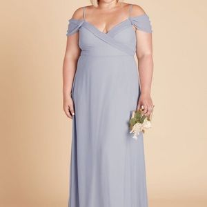 Never worn tags on bridesmaids dress in dusty blue plus size 2xl
